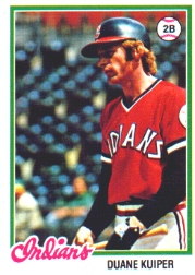1978 Topps Baseball Cards      332     Duane Kuiper